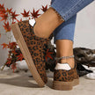 Leopard Lace Up Sneakers  Style Ratio