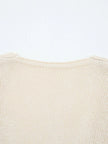 Hollowed Knit Open Front Cardigan  Style Ratio