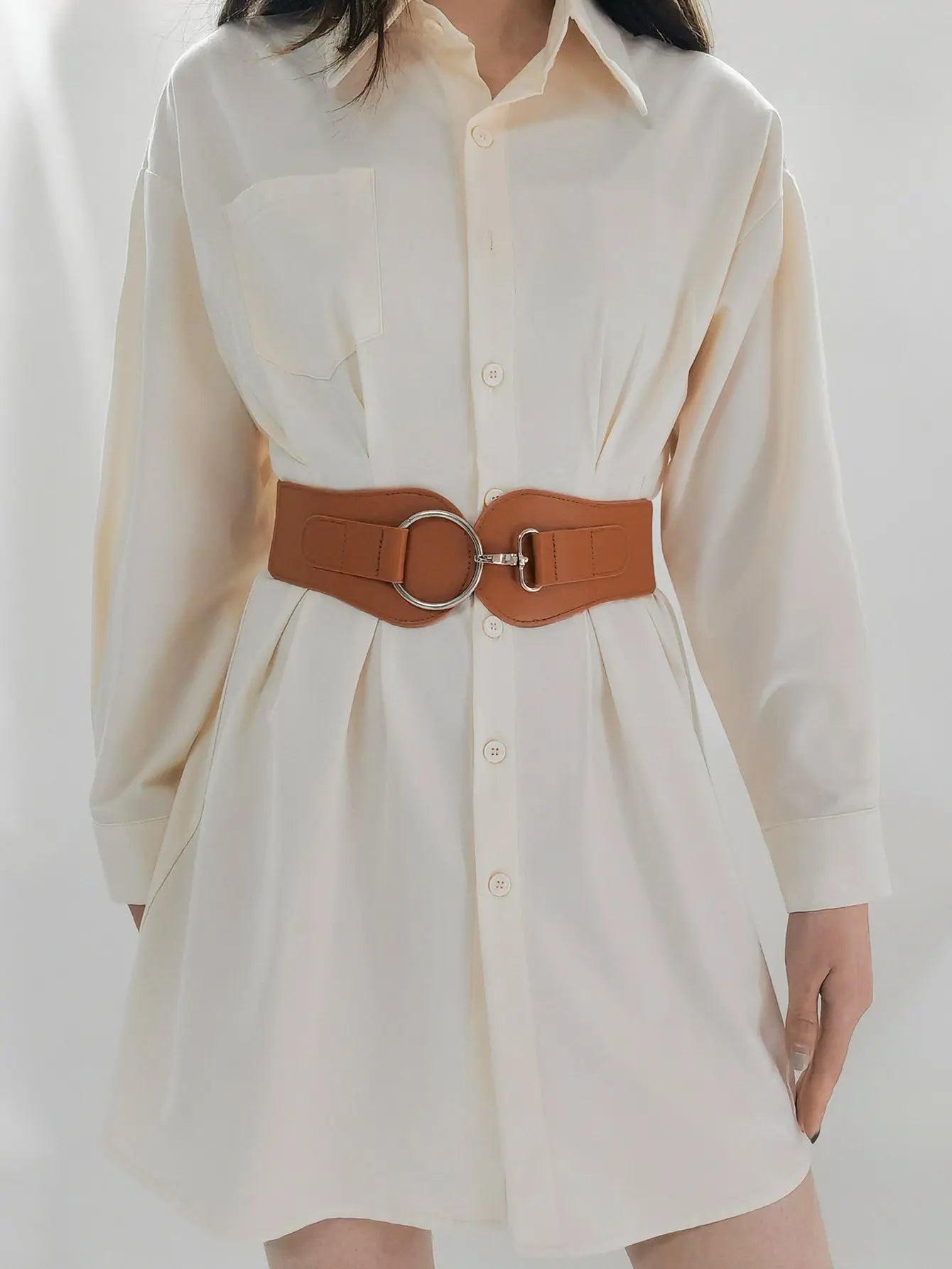 PU Elastic Wide Belt  Style Ratio