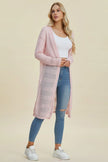 Double Take Open Front Longline Cardigan  Style Ratio