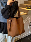 Buckle Adjustable Strap Tote Bag  Style Ratio