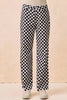 BiBi Gameday Theme Checkered Printed Pants  Style Ratio