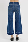 RISEN Tummy Control High Rise Crop Wide Hem Jeans  Style Ratio