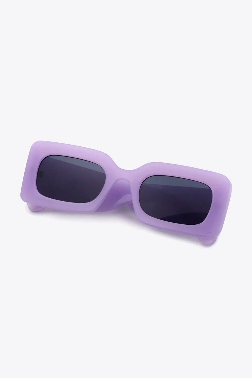 Polycarbonate Frame Rectangle Sunglasses  Style Ratio