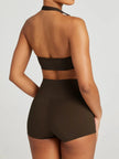Halter Neck Cami and Shorts Active Set  Style Ratio