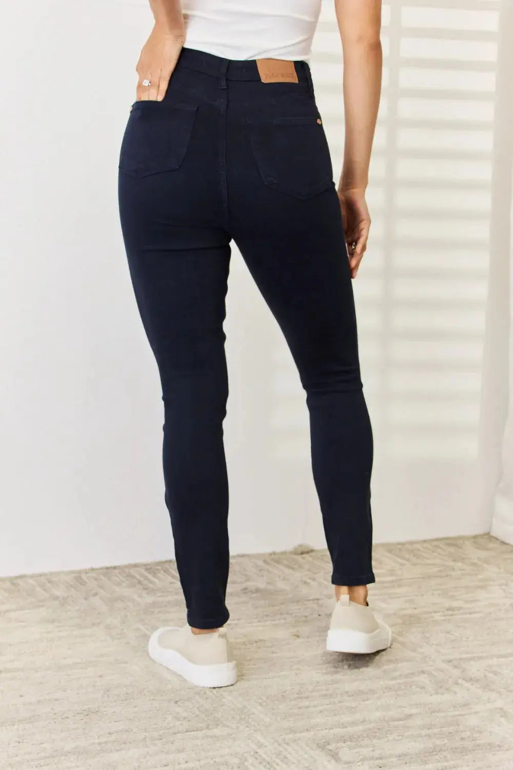 Judy Blue Garment Dyed Tummy Control Skinny Jeans  Style Ratio