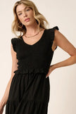Mittoshop Smocked Ruffled Tiered Midi Dress  Style Ratio