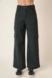 Mittoshop High Waist Pants with Cargo Pockets  Style Ratio