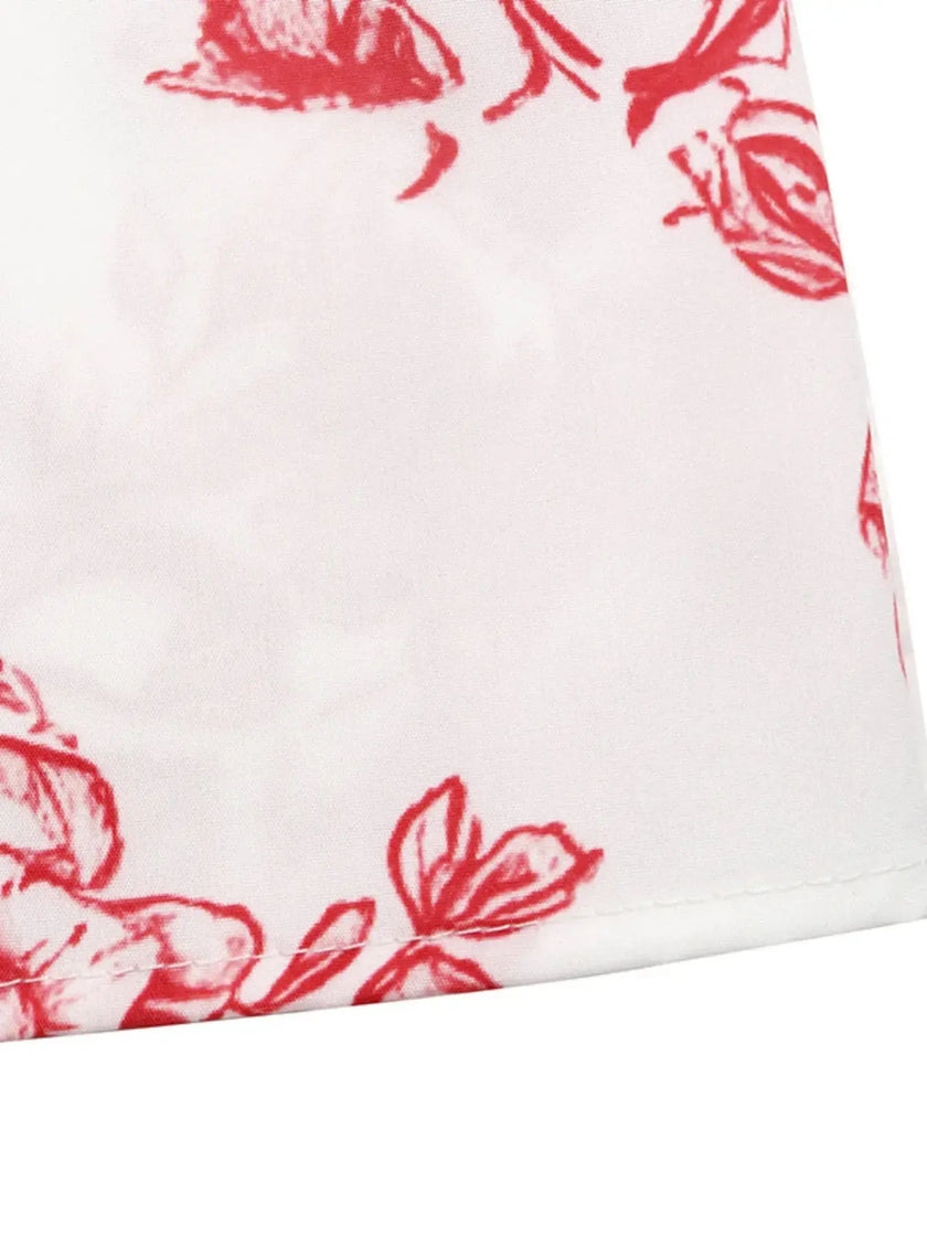 Floral Print Tie Strap Maxi Dress  Style Ratio
