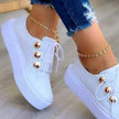 Round Toe Platform Sneakers  Style Ratio