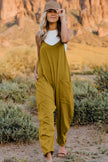 Double Take V Neck Sleeveless Jumpsuit with Pockets  Style Ratio