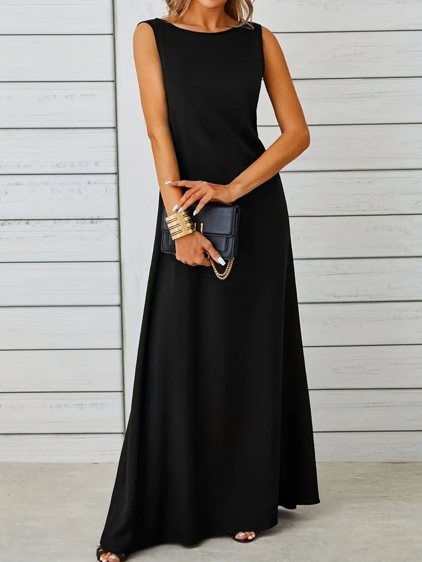 Sleeveless Flowy Maxi Dress  Style Ratio