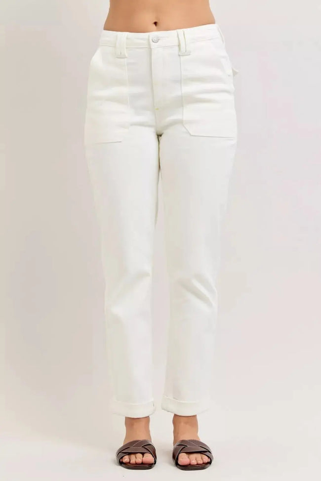 Judy Blue High Waist Jeans with Patch Pockets  Style Ratio