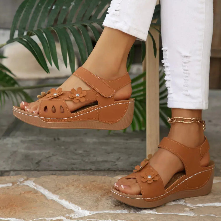 Open Toe Wedge Sandals  Style Ratio