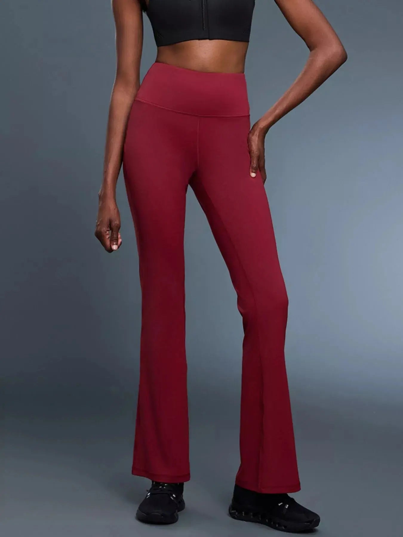 High-Waisted Flare Active Pants  Style Ratio