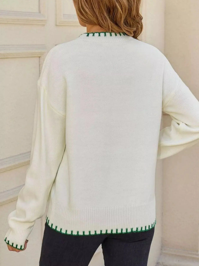 Lemon Round Neck Sweater  Style Ratio