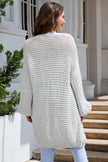 Open Front Longline Cardigan  Style Ratio