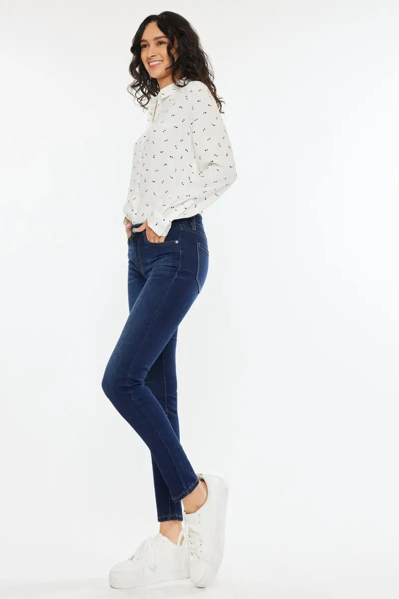 Kancan Mid Rise Super Skinny Jeans  Style Ratio