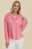 Double Take Full Size High Low Dropped Shoulder Long Sleeve Hoodie  Style Ratio