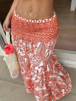 Paisley Print Maxi Skirt  Style Ratio