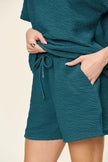 Double Take Short Sleeve Shirt and Drawstring Shorts Set  Style Ratio