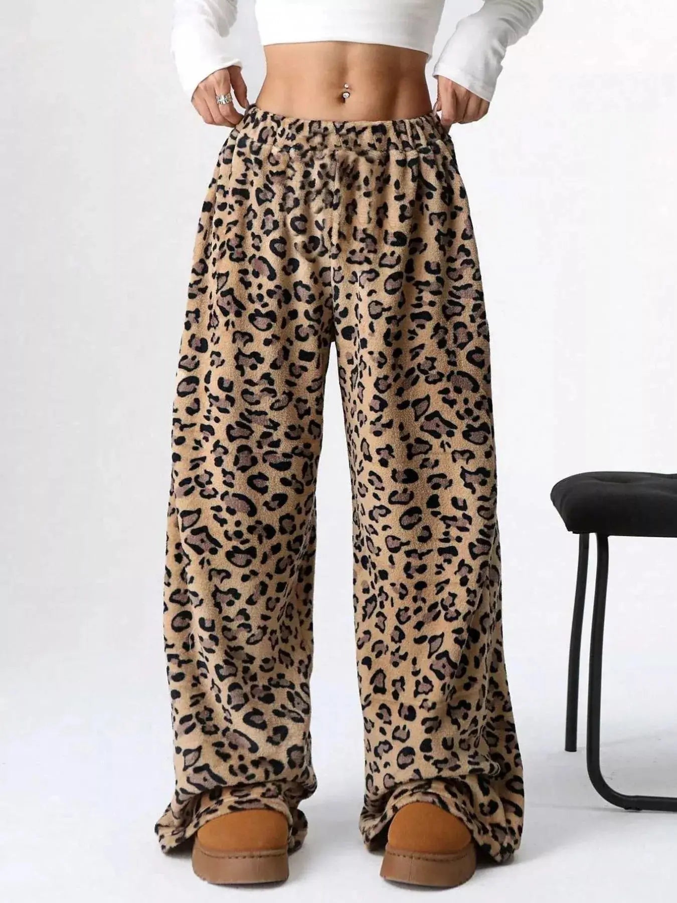 Drawstring Wide Leg Pants  Style Ratio