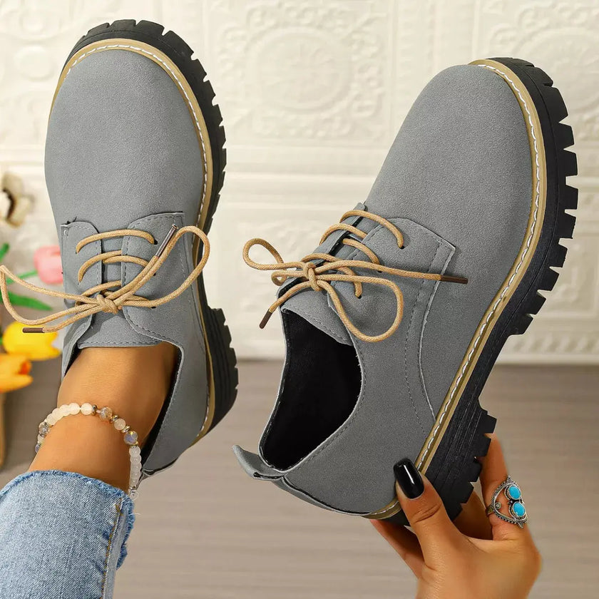 Lace-Up Platform Loafers  Style Ratio