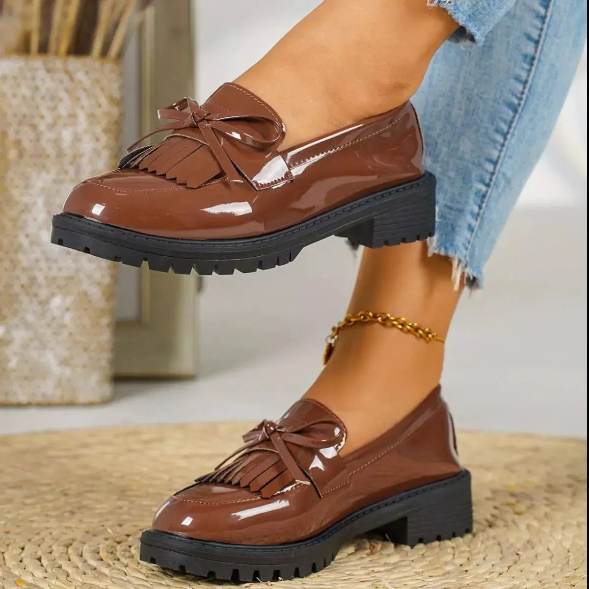 Round Toe Slip-Ons  Style Ratio