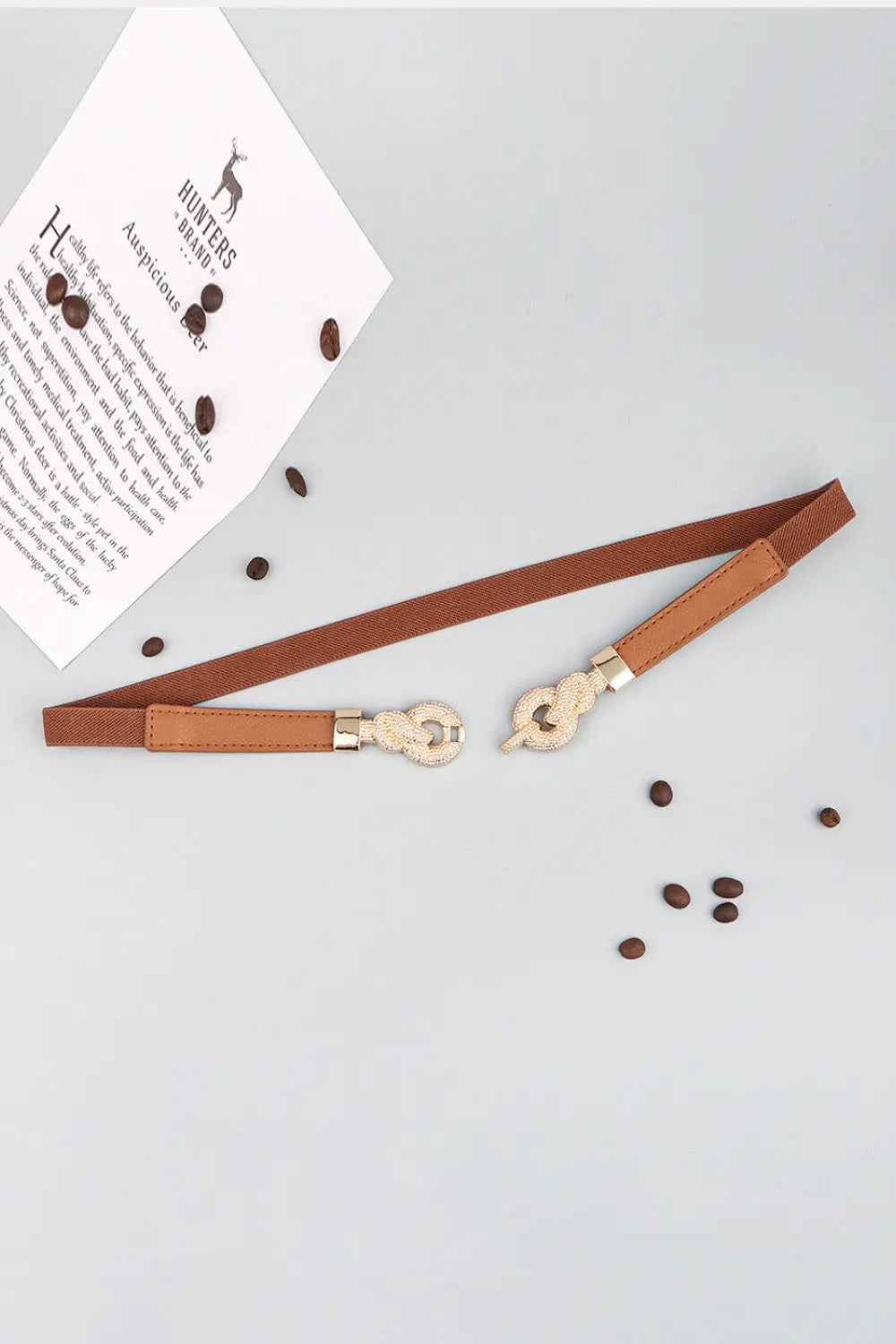 Zinc Alloy Buckle PU Leather Belt  Style Ratio