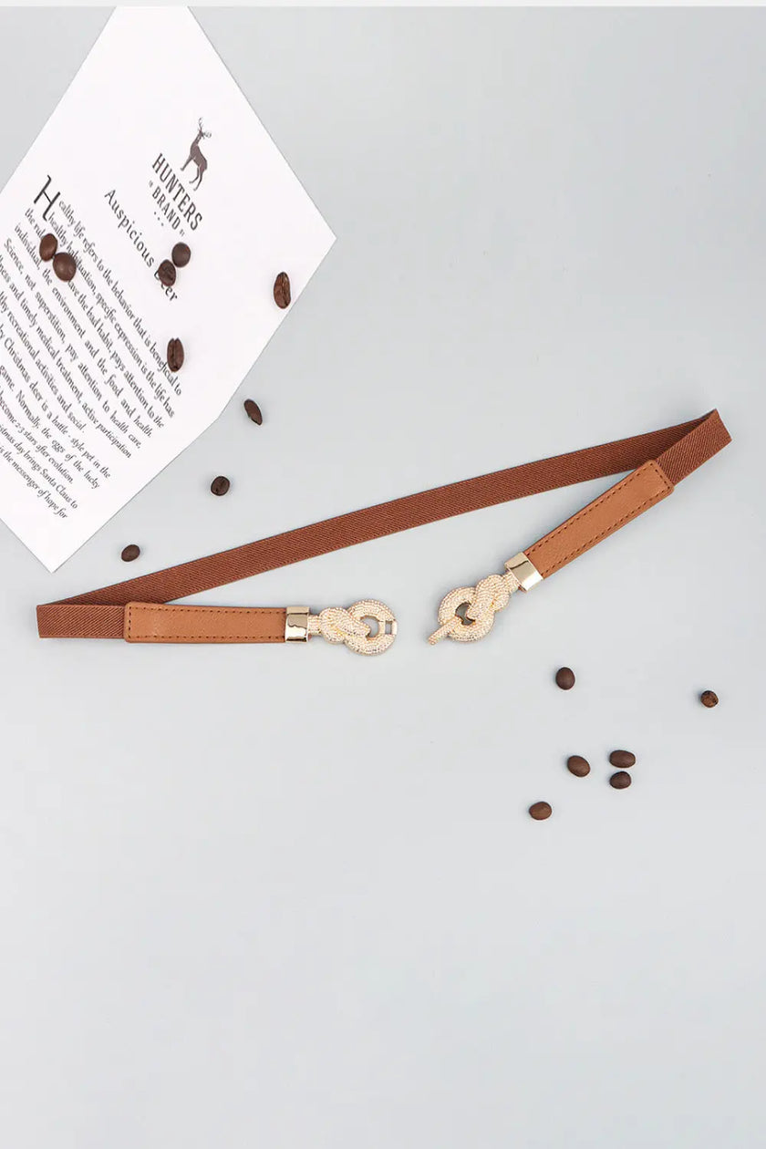 Zinc Alloy Buckle PU Leather Belt  Style Ratio