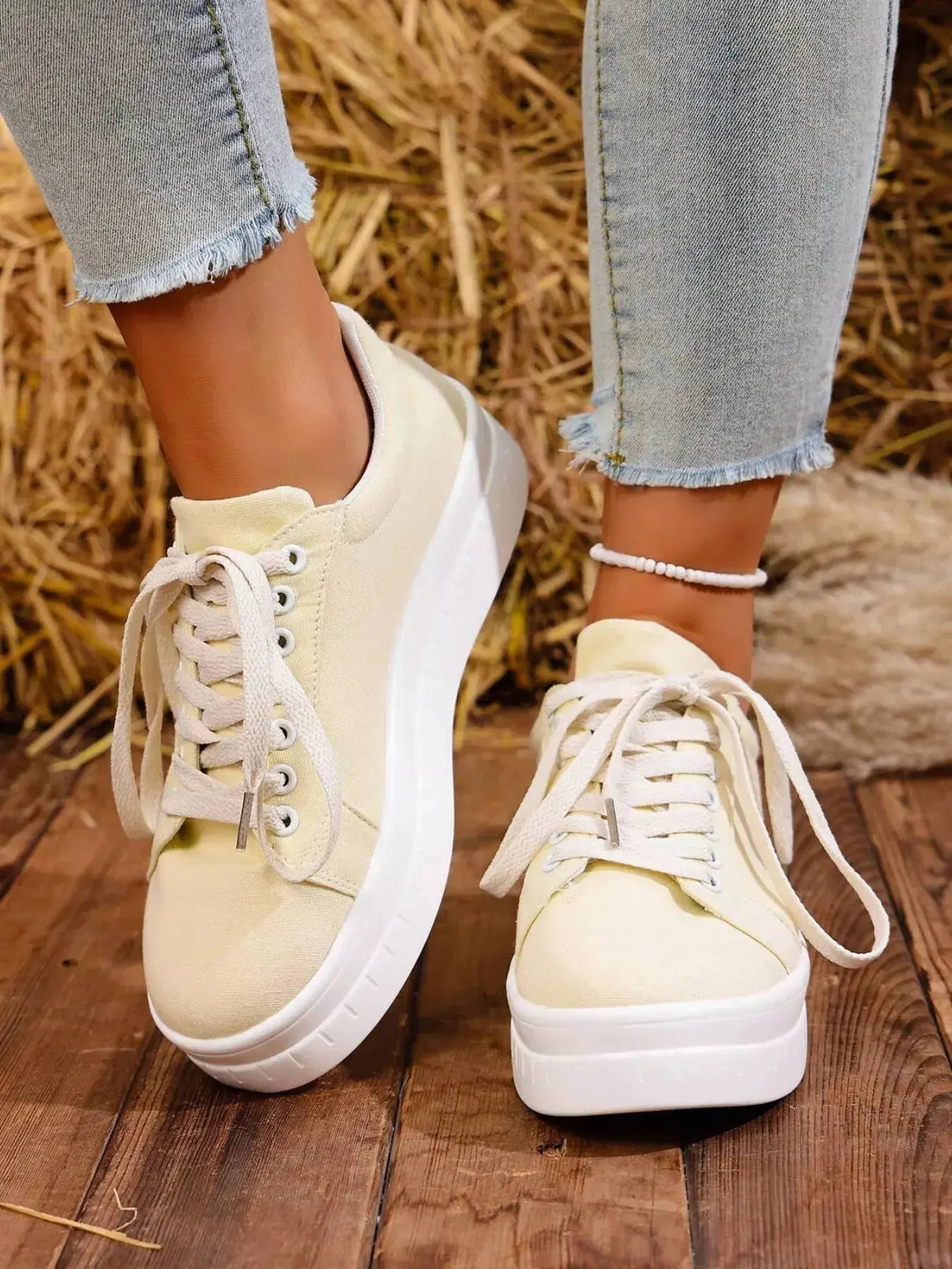 Lace Up Platform Sneakers  Style Ratio