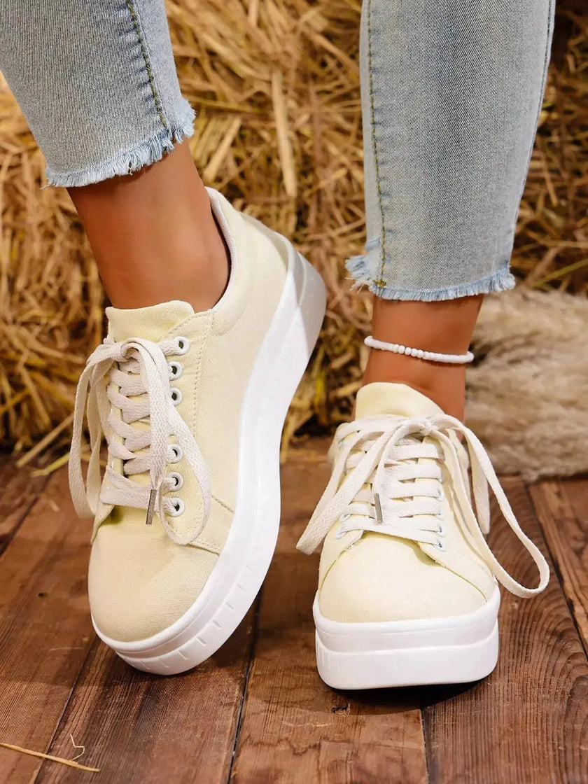 Lace Up Platform Sneakers  Style Ratio