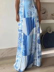 Bow Cutout Back Square Neck Maxi Dress  Style Ratio