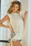 BiBi Tied Open Side Detailed Knit Tank Top  Style Ratio