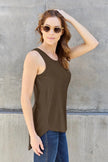 Basic Bae Full Size Round Neck Curved Hem Tank  Style Ratio