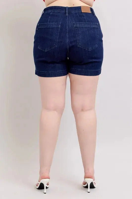 Judy Blue Full Size High Waist Denim Shorts  Style Ratio