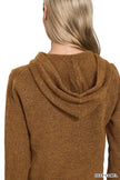 Zenana Drawstring Zip Up Hoodie  Style Ratio