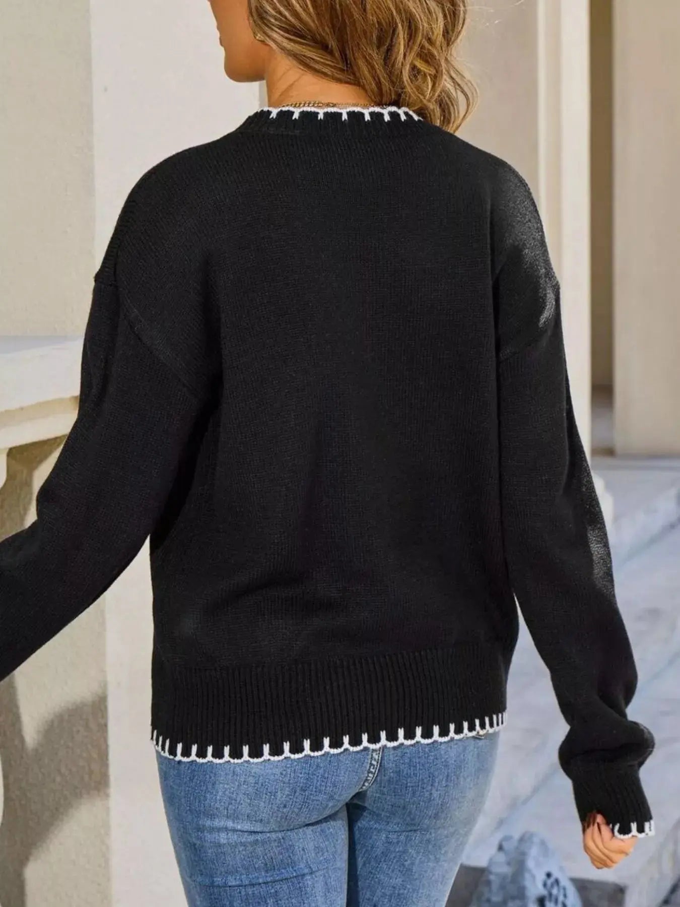 Lemon Round Neck Sweater  Style Ratio