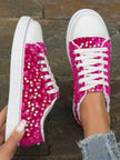 Sequin Round Toe Flat Sneakers  Style Ratio
