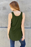 Basic Bae Full Size Round Neck Curved Hem Tank  Style Ratio