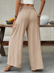 Smocked Waist Wide Leg Pants - Style Ratio