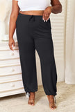 Basic Bae Full Size Soft Rayon Drawstring Joggers  Style Ratio