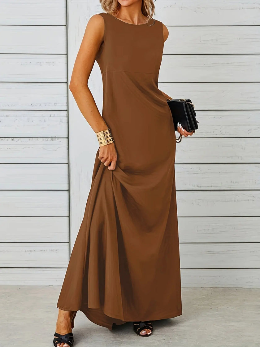 Sleeveless Flowy Maxi Dress  Style Ratio