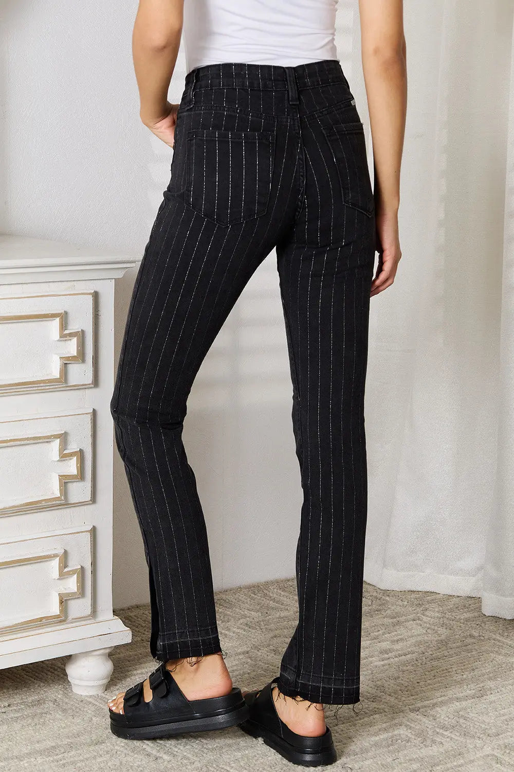 Kancan Striped Pants with Pockets  Style Ratio