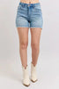 Judy Blue High Waist Western Embroidery Detail Cut Off Denim Shorts  Style Ratio