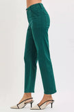 RISEN High Rise Ankle Flare Patch Pocket Jeans  Style Ratio