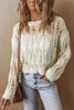 Hollow Out Long Sleeve Sweater  Style Ratio