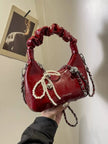 Ruched Handle Crossbody Bag  Style Ratio