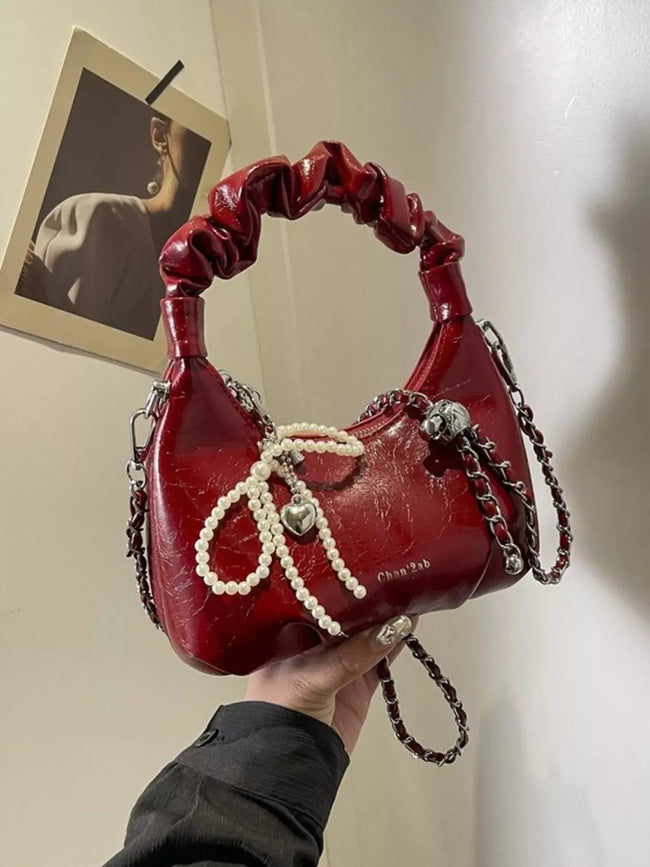 Ruched Handle Crossbody Bag  Style Ratio
