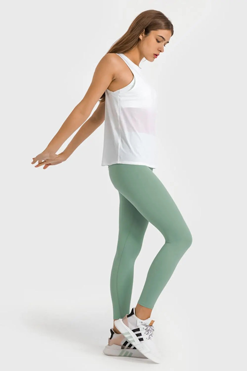 Millennia High Waist Ankle-Length Yoga Leggings  Style Ratio